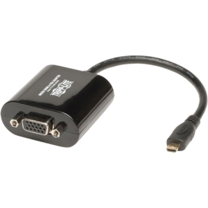 Tripp P131-06N-MICRO , Micro Hdmi To Vga Converter, Adapter, Plug And 