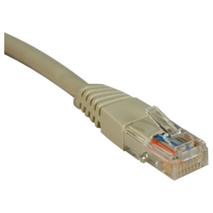 Tripp N002-004-GY , Patch Cable, Molded, Cat5e, 350mhz, Rj45 Mm, 4ft, 