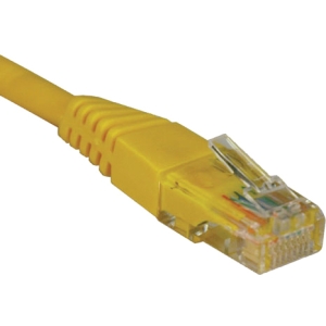 Tripp N002-050-YW , Patch Cable, Molded, Cat5e, 350mhz, Rj45 Mm, 50ft,