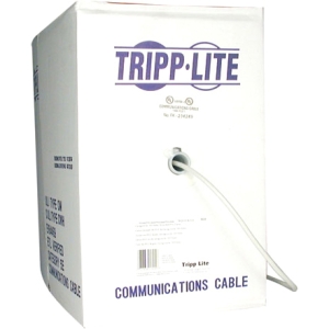 Tripp N028-01K-GY , Cable, Cat5e 350mhz, Bulk Outdoor Rated, Solid Cor