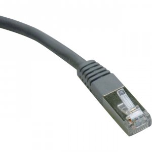 Tripp N125-010-GY , Patch Cable, Gigabit, Molded, Shielded, Cat6, Rj45