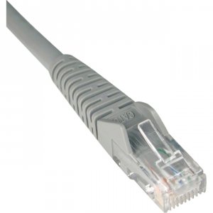 Tripp N201-050-GY-P , Patch Cable, Gigabit, Plenum, Snagless Molded, C