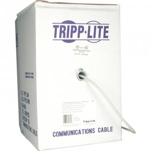 Tripp N222-01K-GY , Cable, Cat6 Gigabit, Bulk Solid, Pvc, Gray, 1000ft