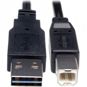 Tripp UR022-001 , Hi Speed Cable, Usb 2.0, Universal Reversible A To B