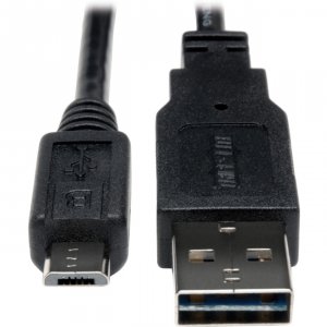 Tripp UR050-001 , Universal Reversible Usb 2.0 Hi-speed Cable, Reversi