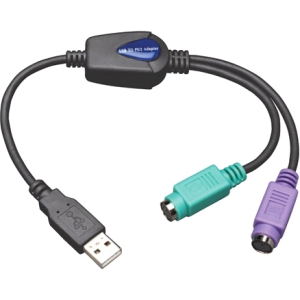 Tripp U219-000-R , Usb To Ps2 Adapter, Keyboard, Mouse, A M To 2x Mini