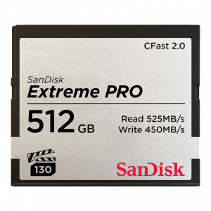 Western SDCFSP-512G-A46D Sandisk Extreme Pro Cfast 2.0, 512gb, Full Hd