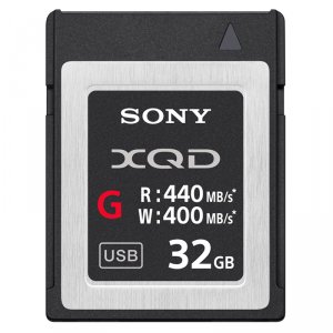 Sony QDG32E/J Memory Card, Xqd G Series,  32gb, 440mbs Read, 400mbs Wr