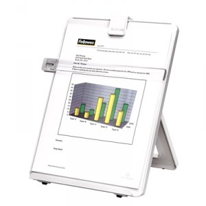 Fellowes 21103 Copyholder, Letter Sized, Non-magnetic, Platinum