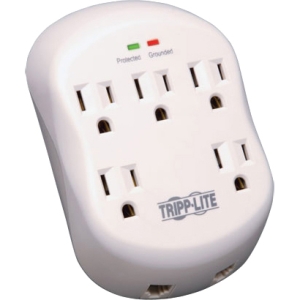 Tripp SK5TEL-0 , Surge Protector, 5 Outlet, Direct Plug-in, 1-line Rj1