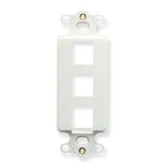 Cablesys IC107DI3WH Insert  Decorex  3-port  White