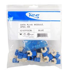 Cablesys ICC-IC107F5CBL Icc Icc-ic107f5cbl Module, Cat 5e, Hd, 25 Pk, 