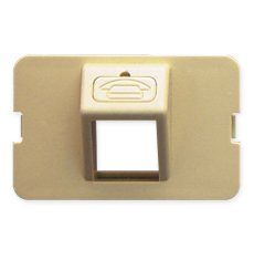 Cablesys IC108BA1IV Bezel  Elite  Angled  1-port  Ivory