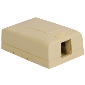 Cablesys ICC-IC108SB1IV Icc Icc-ic108sb1iv Surface Mount Box, Elite, 1