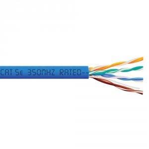 Cablesys ICC-ICCABP5EBL Cat 5e 350 Utp Solid Cable  24g  4p  Cmp  1 00