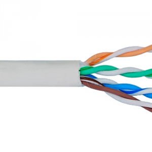 Cablesys ICC-ICCABR6VWH Cat 6  500 Utp  Solid Cable  23g  4p  Cmr  1 0