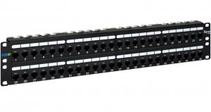 Cablesys ICC-ICMPP0486B Icc Icc-icmpp0486b Patch Panel, Cat 6a, 48-por