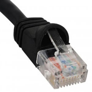 Cablesys ICC-ICPCSJ01BK Patch Cord- Cat 5e- Molded Boot- 1' Bk