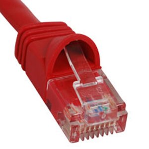 Cablesys ICC-ICPCSJ01RD Patch Cord- Cat 5e- Molded Boot- 1' Rd