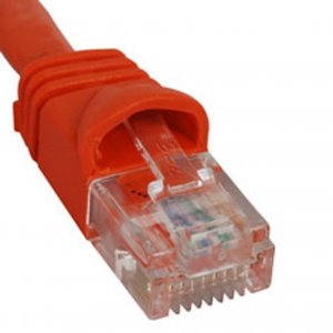 Cablesys ICC-ICPCSJ03OR Patch Cord- Cat 5e- Molded Boot- 3' Or