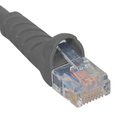 Cablesys ICC-ICPCSJ05GY Patch Cord- Cat 5e- Molded Boot- 5' Gy