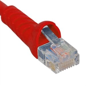 Cablesys ICPCSK05RD Patch Cord  Cat 6  Molded Boot  5 Ft  Red