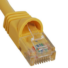 Cablesys ICC-ICPCSK07YL Patch Cord- Cat 6- Molded Boot- 7'  Yl