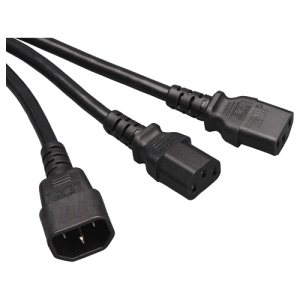 Tripp P004-006-2C13 , Power Extension Cord Y Splitter Cable, Computer,