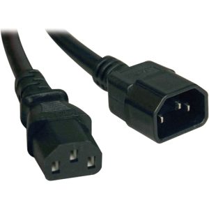 Tripp P004-010 , Power Cord Adapter, 10a, 18awg, 100v- 250v, Iec-320-c