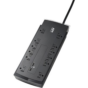 Apc P12U2 Apc Performance Surgearrest, , 12-outlet, 120v, 2 Port 2.4a,