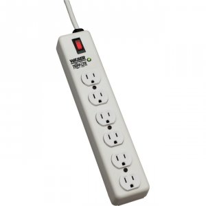 Tripp DG115-SI , Surge Protector, 6 Outlet, 6ft Cord, 2100 Joules, 15 