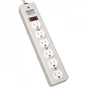 Tripp DG206 , Surge Protector, Commercial Grade, 6 Outlet, 6ft Cord, 1