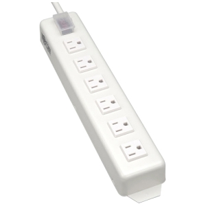 Tripp TLM615NCRA , Power Strip, 6 Outlet, 120v, 15 Ft Cord, Right Angl