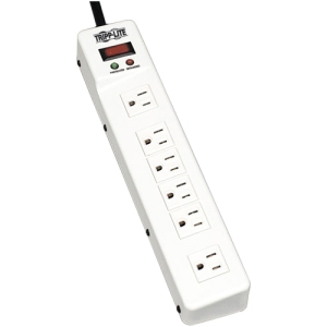 Tripp TLM626 , Surge Protector Strip, 6 Outlet, 9ft Cord, 1340 Joules,