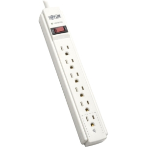 Tripp TLP606TAA , Surge Protector Strip, 6 Outlet, 6ft Cord, 790 Joule