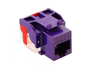 Cablesys ICC-CAT6JACK-PR Icc Icc-cat6jack-pr Ic1078l6pr Cat6 Jack Purp