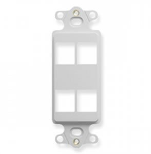 Cablesys IC107DI4WH Insert  Decorex  Hd  4-port  White