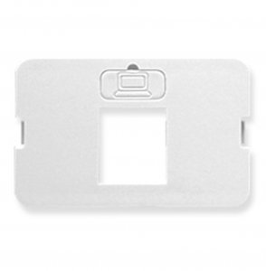 Cablesys ICC-IC108BF1WH Bezel- Elite- Flat- 1-port- White