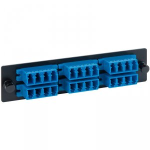 Cablesys ICC-ICFOPL1619 Adapter Panel- 6 Quad Lc- 24f- Blue- Sm