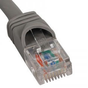 Cablesys ICC-ICPCSJ01GY Patch Cord- Cat 5e Booted- 1 Ft- Gray