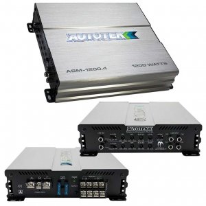 Autotek ASM12004 Amp  1200 Watt 4 Channel Amplifier