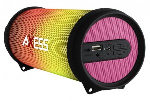 Axess SPBL1043-PNK Hifi Bluetooth Media Speaker With Colorful Rgb Ligh