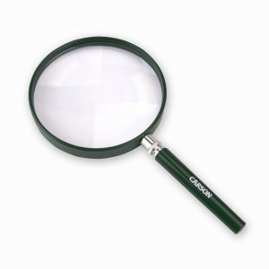 Carson HU20 2x 5 Inch Acrylic Lens Hand Magnifier Outdoor Green