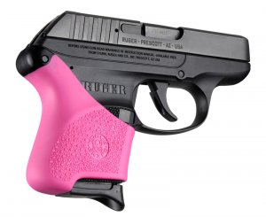 Hogue 18107 Hall Hybrid Ruger Lcp Grip Sleeve Pink