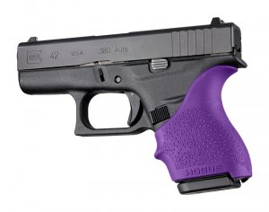 Hogue 18206 Hall Beavertail Grip Sleeve Glock 42 43 Purple