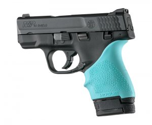 Hogue 18404 Hall Beavertail Grip Sleeve Sw Mp Shield Ruger Lc9 Aqua