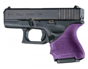 Hogue 18606H Hall Beavertail Grip Sleeve Glock 26 27 Purple