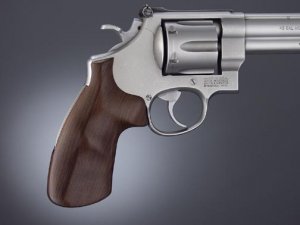 Hogue 25310 Sw N Frame Round Butt Revolver Pau Ferro Smooth Wood Grip