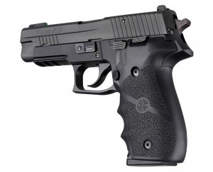 Hogue 26000 Sig Sauer P226 Rubber W Finger Grooves Black