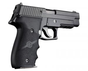 Hogue 26000 Sig Sauer P226 Rubber W Finger Grooves Black